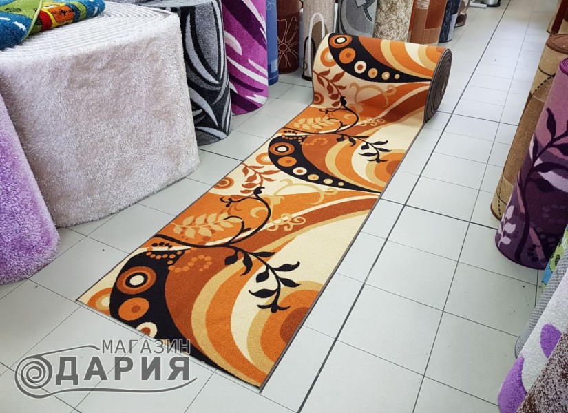 Мокетена пътека Purple 02 orange